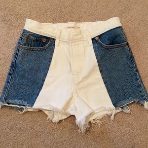 Levi’s Stitched Jean Wedgie Shorts